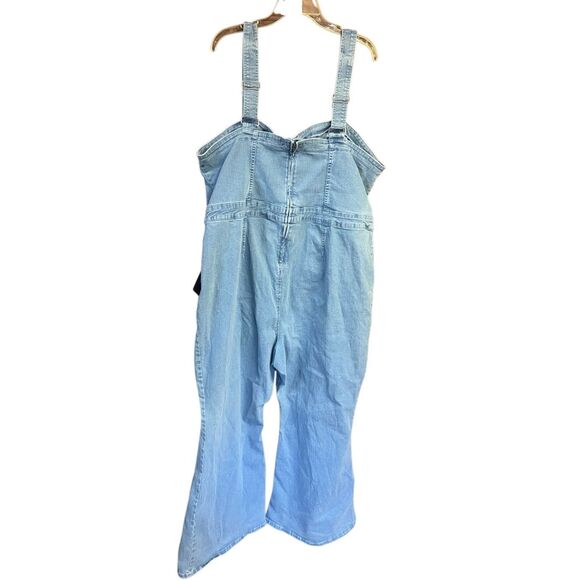 AVA & VIV Denim Wide Leg Jumper Sz 24 NWT - Picture 2 of 8